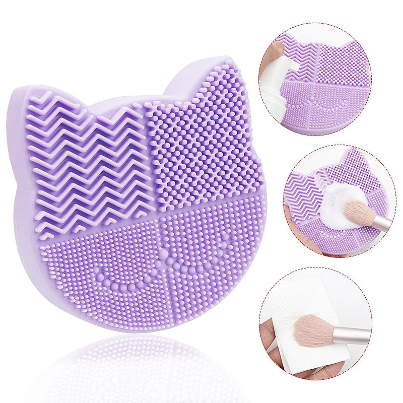 Silicone Makeup Brush Cleaning Storage Box