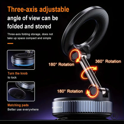 Heavy-duty 360° Vacuum Magnetic Phone Holder FREE