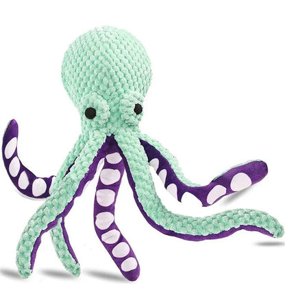 Dog Plush Octopus Interactive Sound Toy