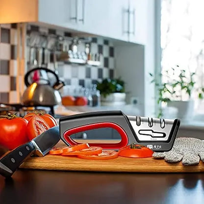 Four in one kitchen sharpener