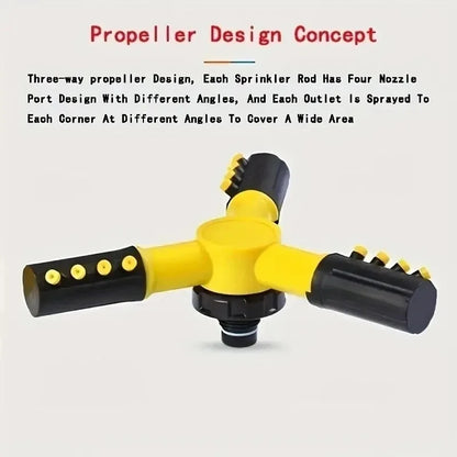 Garden 360 Degree  Rotating Water Sprinkler