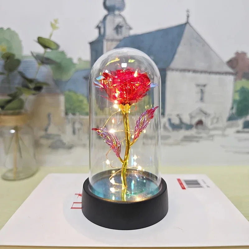 LED Eternal Rose Flower Gift – Romantic Décor