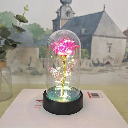 LED Eternal Rose Flower Gift – Romantic Décor