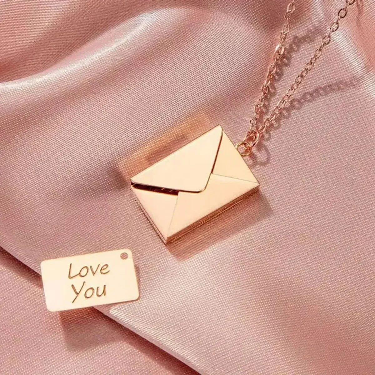 Love Letter Envelope Pendant Necklace