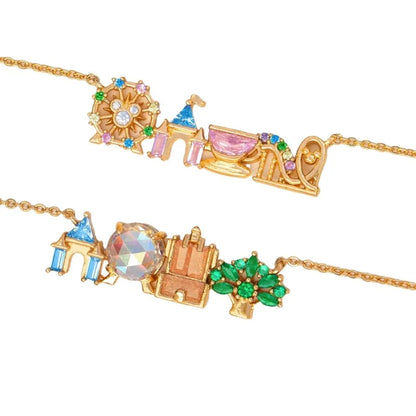 Colorful Zircon Amusement Park Necklace