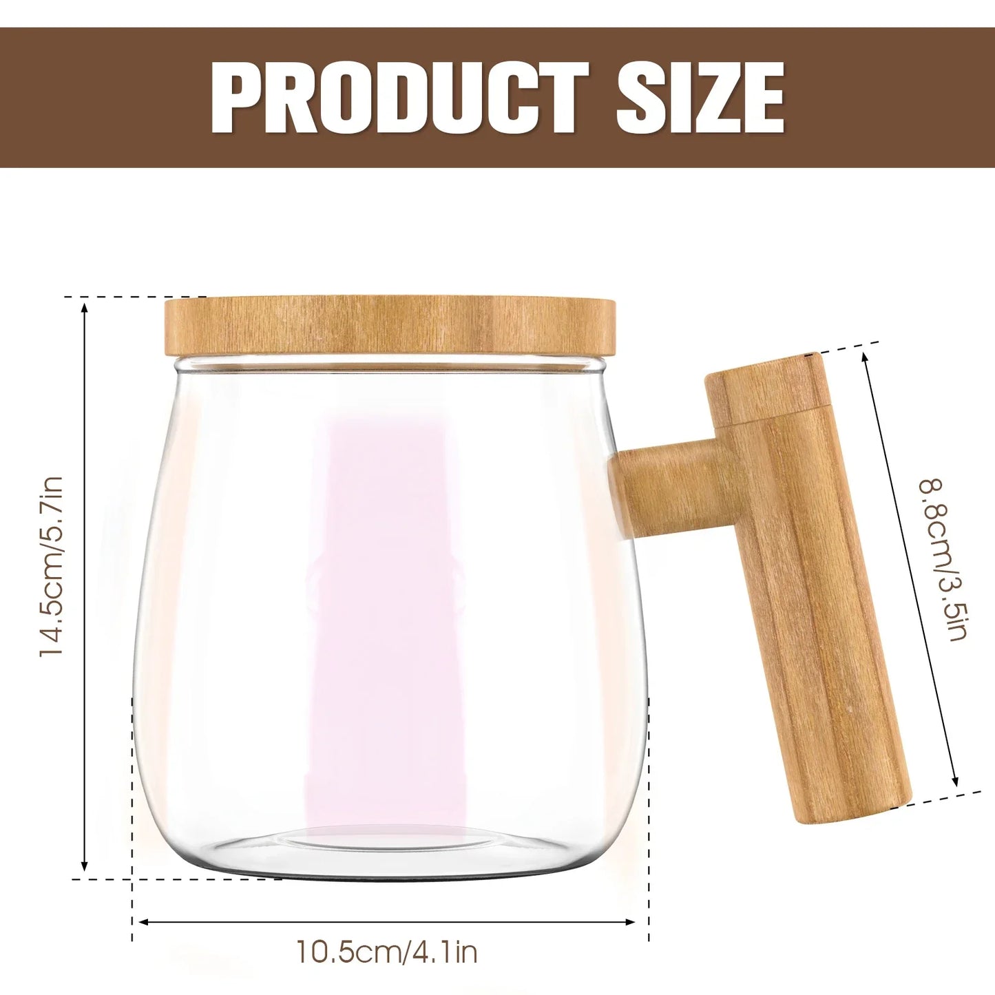400ML Self-Stirring Electric Mug – High-Speed Mixing