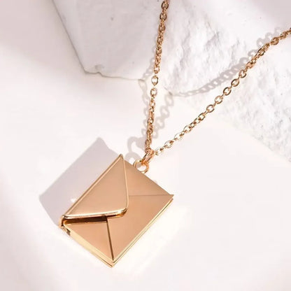 Love Letter Envelope Pendant Necklace
