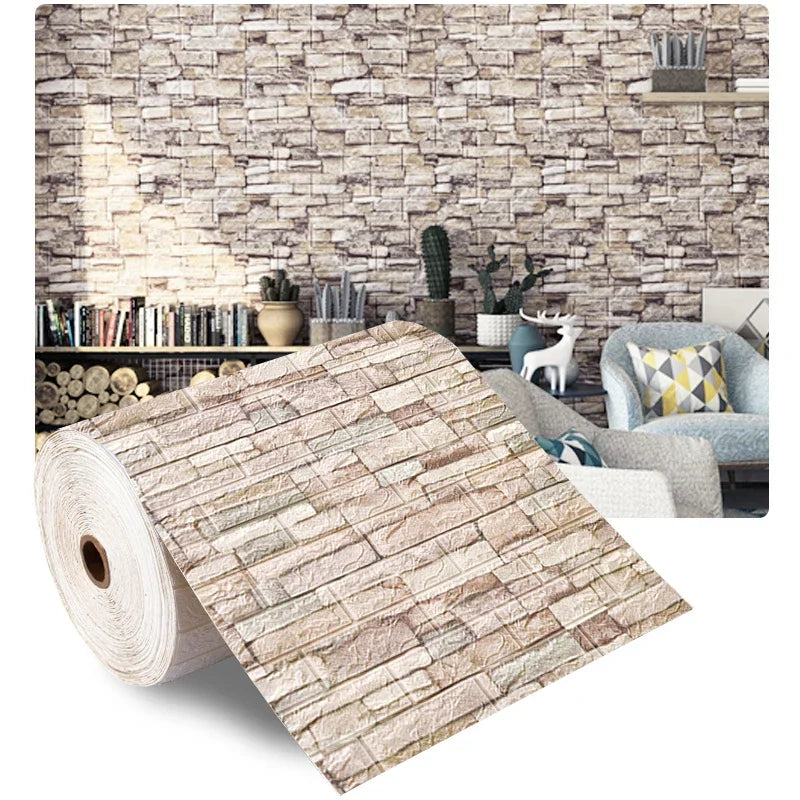 70cmx1/5/10m 3D Wallpaper Decoration